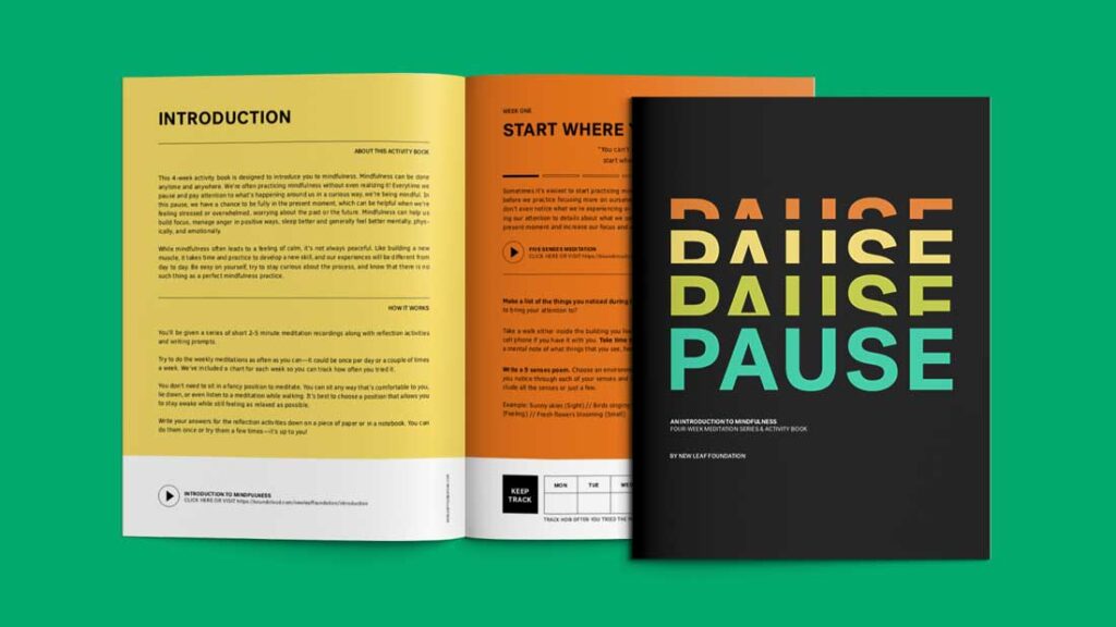 New Leaf Foundation Pause an Introduction to mindfulness
