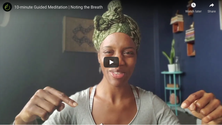 10-minute Guided Meditation | Noting the Breath