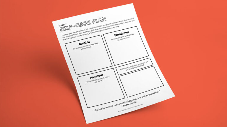 Self-Care Plan